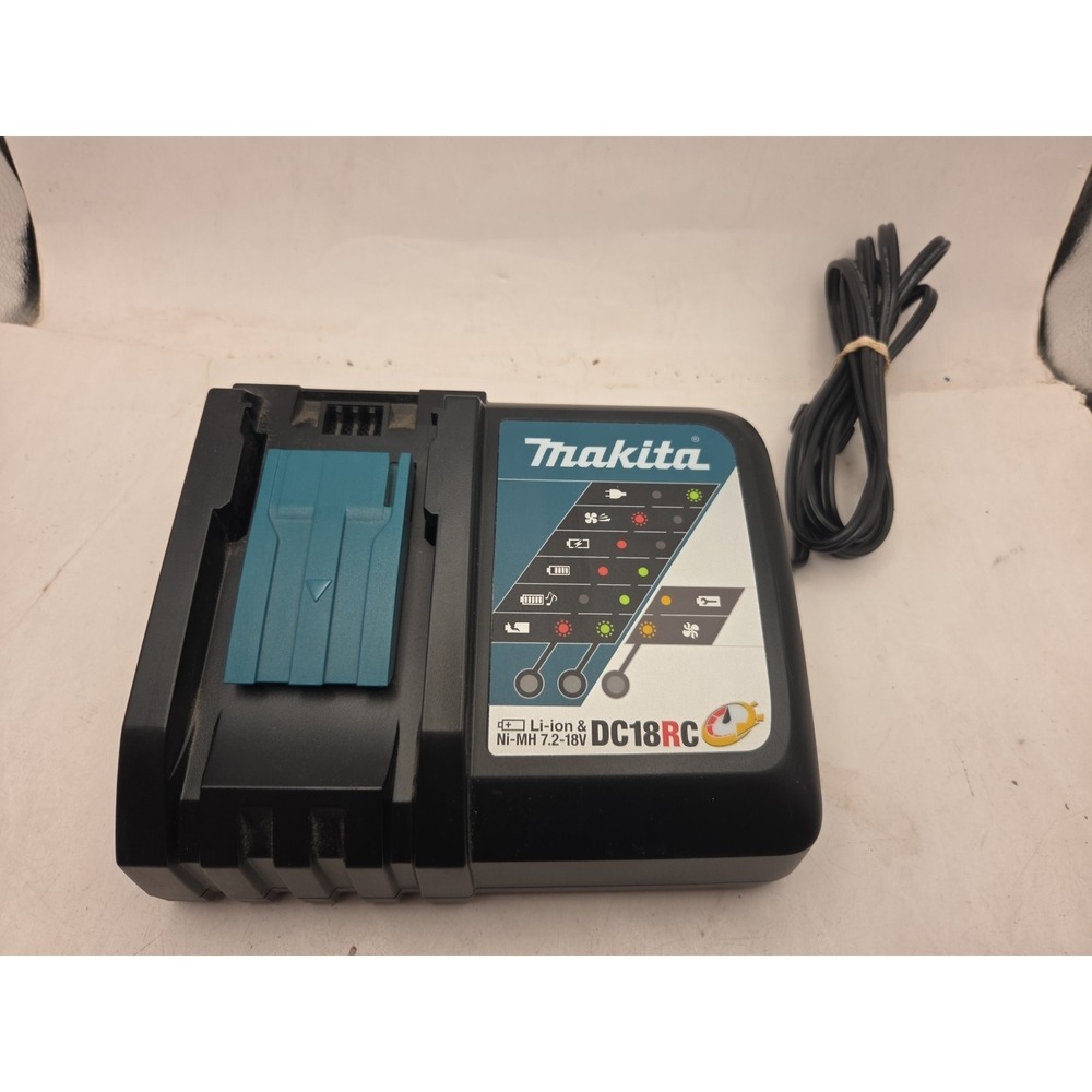 Makita DC18RC 18V Lithium Ion Battery Charger Optimum Rapid Charger - WORKS